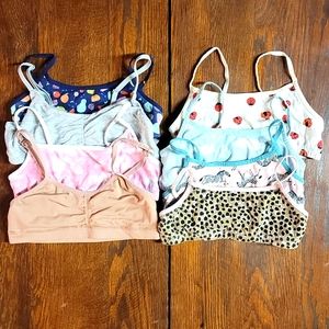 Set of 6-Girls Old Navy Training Bras / Medium
